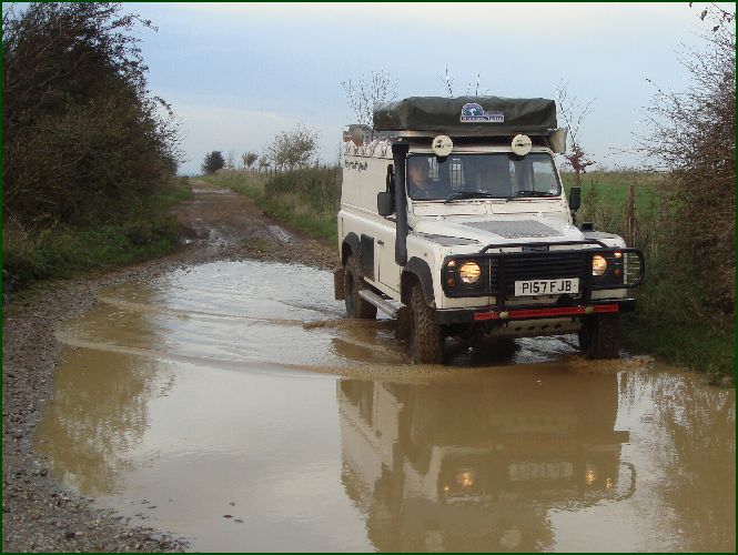 Not the worst puddle we found