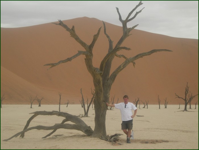 Rob in the 'Dead Vlei'