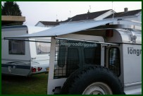 The rear awning